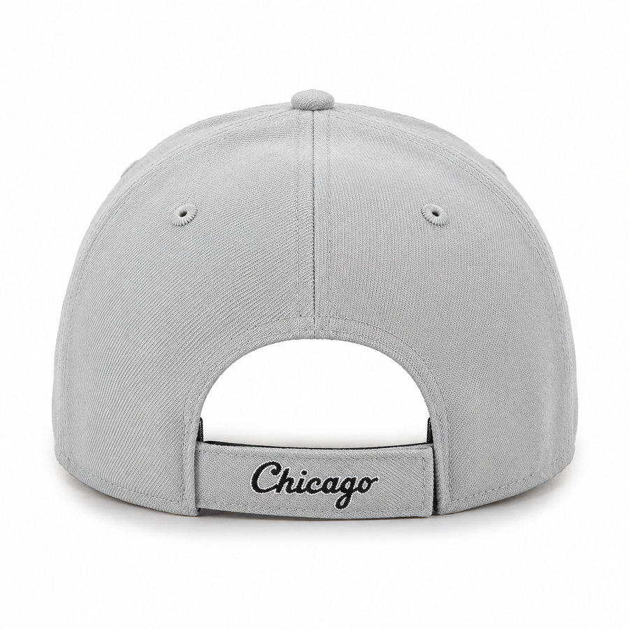 Chicago White Sox '47 Brand MVP Adjustable Baseball Cap - Silver - Product Image