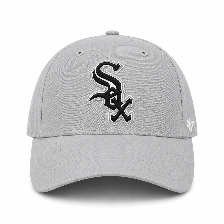 Chicago White Sox '47 Brand MVP Adjustable Baseball Cap - Silver - Product Image