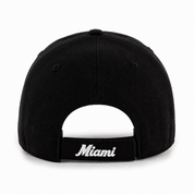 Miami Marlins '47 Brand MVP Adjustable Baseball Cap - Black - Product Image