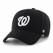 Washington Nationals '47 Brand MVP Adjustable Baseball Cap - Black - Product Image