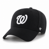 Washington Nationals '47 Brand MVP Adjustable Baseball Cap - Black