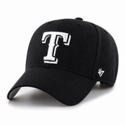 Texas Rangers '47 Brand MVP Adjustable Baseball Cap - Black - Product Image