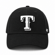 Texas Rangers '47 Brand MVP Adjustable Baseball Cap - Black - Product Image