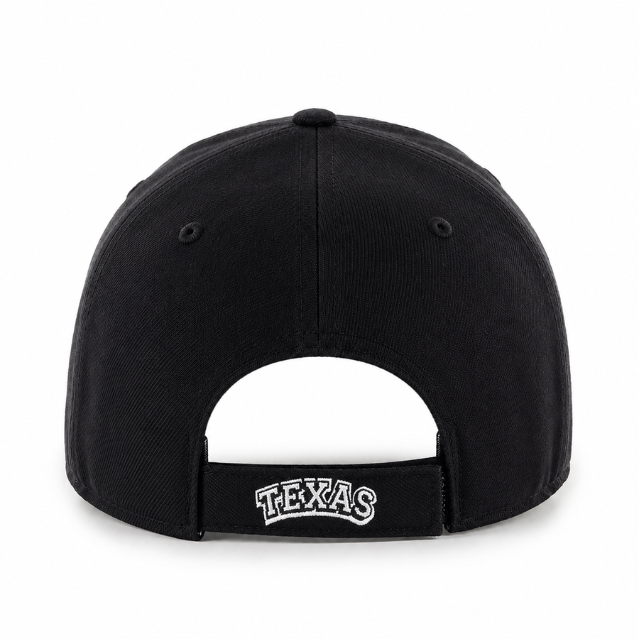 Texas Rangers '47 Brand MVP Adjustable Baseball Cap - Black - Product Image