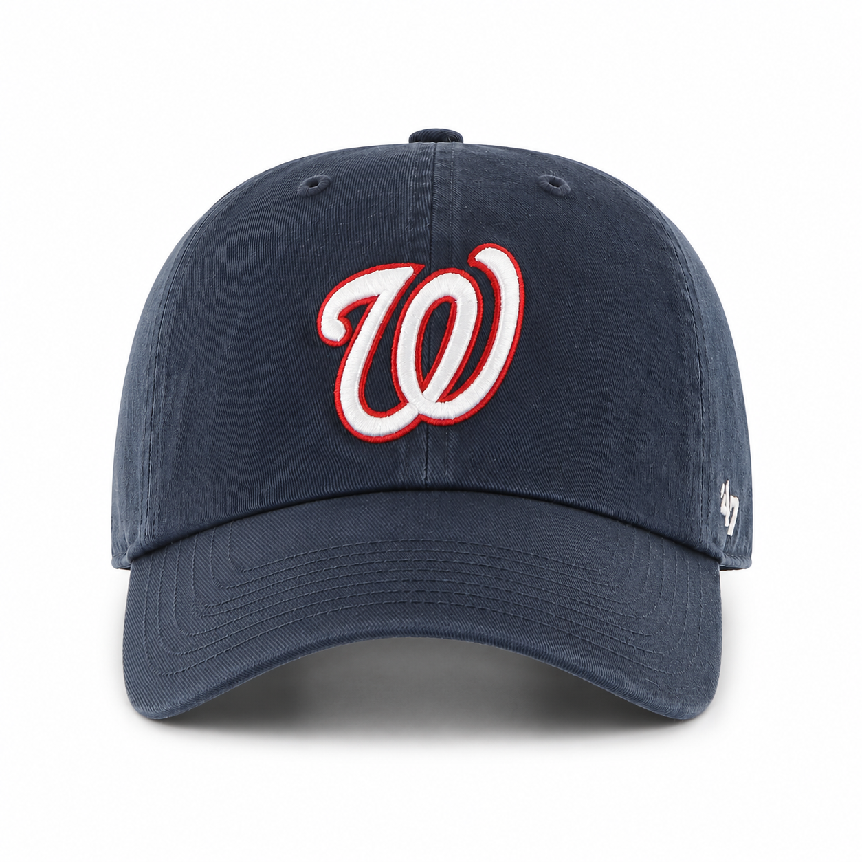 Washington Nationals '47 Brand Clean Up Adjustable Dad Cap - Navy - Product Image