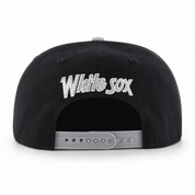 Chicago White Sox '47 Brand Captain Adjustable Snapback - Black/Silver - Product Image