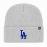 Los Angeles Dodgers '47 Brand Cuff Knit Beanie - Gray