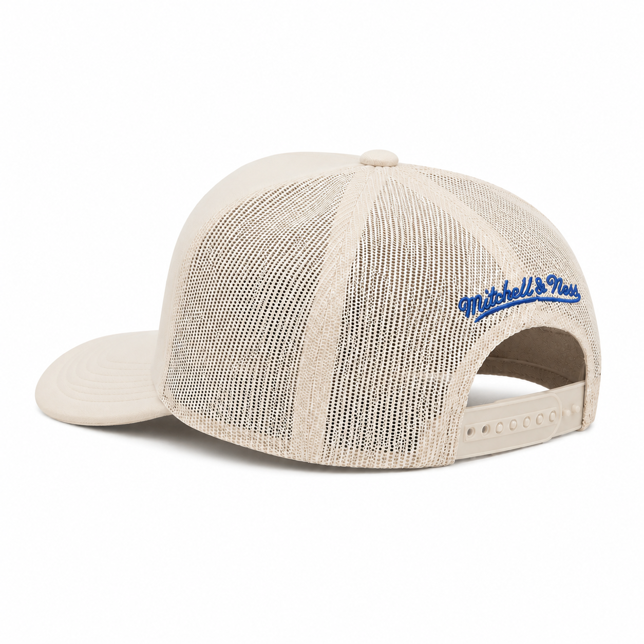 Los Angeles Dodgers Evergreen Creme Mitchell & Ness Pro Pinch Adjustable Trucker Snapback - Product Image