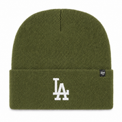 Los Angeles Dodgers '47 Brand Cuff Knit Beanie - Olive - Product Image
