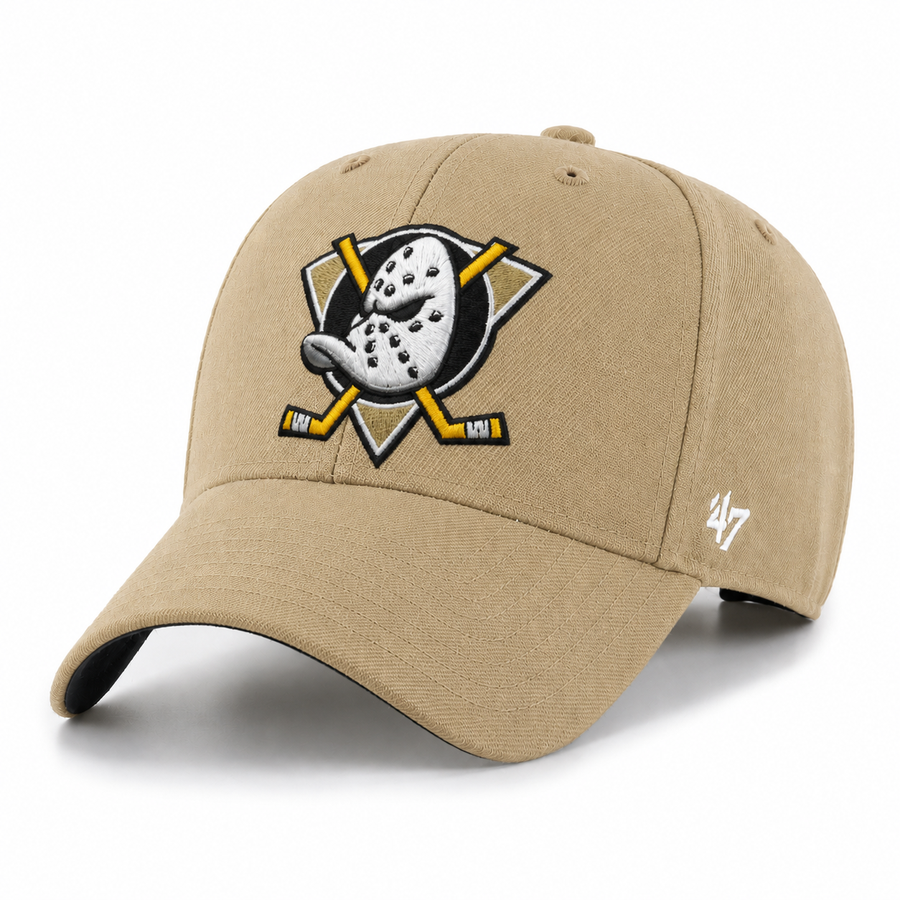 Anaheim Ducks '47 Brand MVP Adjustable Baseball Cap - Beige