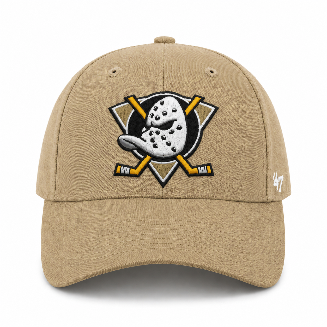 Anaheim Ducks '47 Brand MVP Adjustable Baseball Cap - Beige