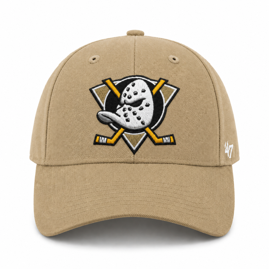 Anaheim Ducks '47 Brand MVP Adjustable Baseball Cap - Beige