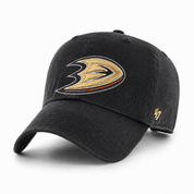 Anaheim Ducks '47 Clean Up Adjustable Dad Cap - Black