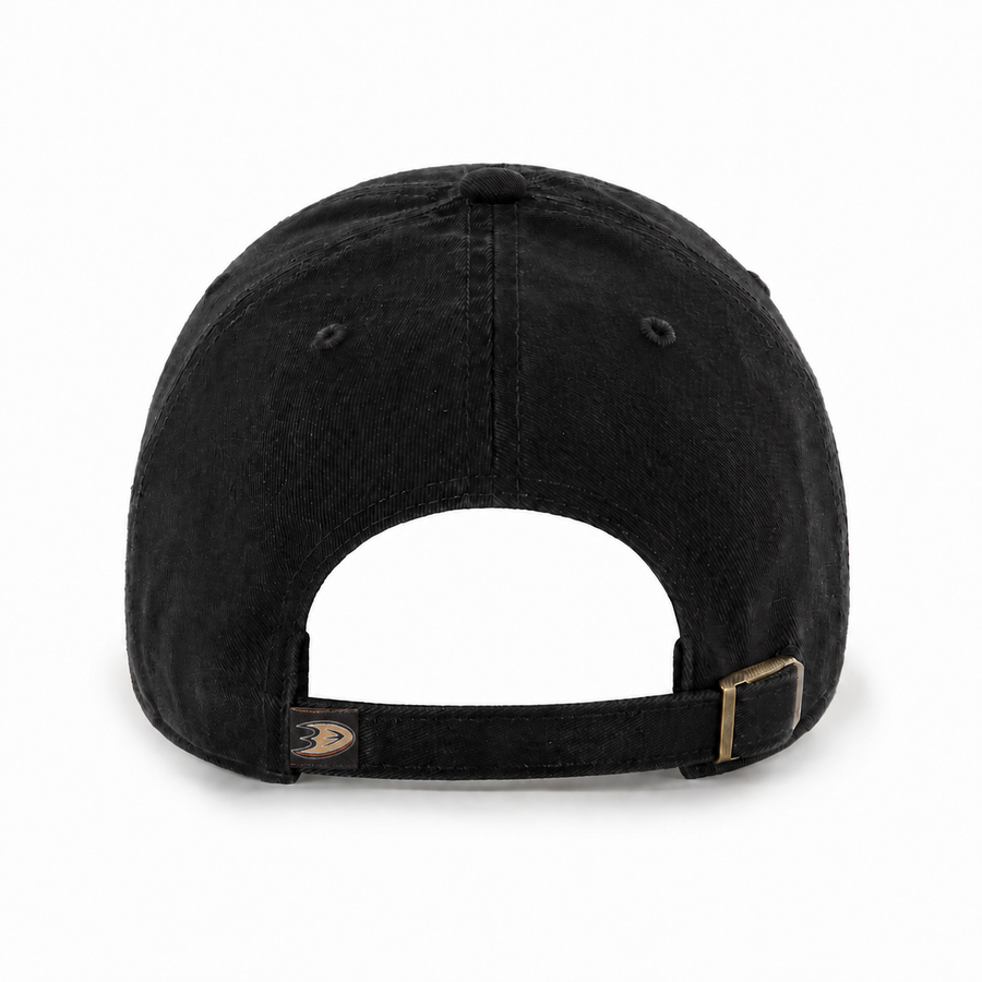 Anaheim Ducks '47 Clean Up Adjustable Dad Cap - Black