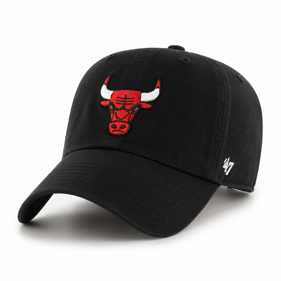 Chicago Bulls '47 Clean Up Adjustable Dad Cap - Black
