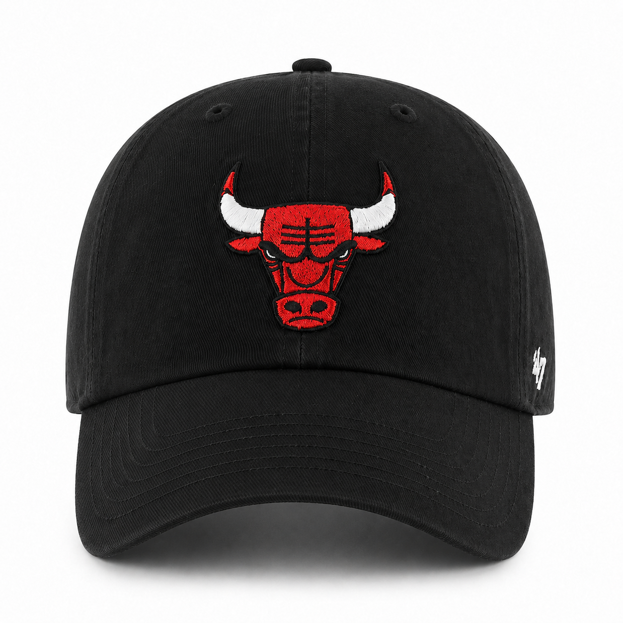 Chicago Bulls '47 Clean Up Adjustable Dad Cap - Black
