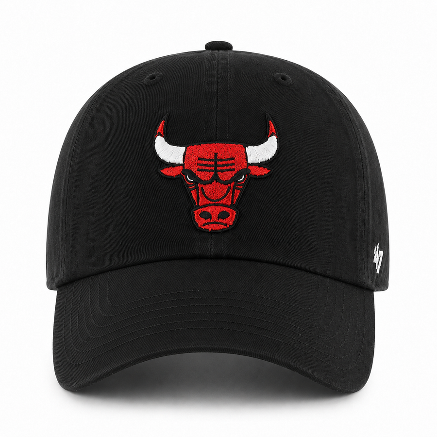 Chicago Bulls '47 Clean Up Adjustable Dad Cap - Black