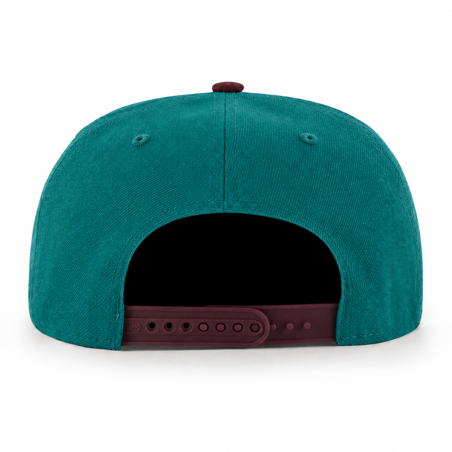 Anaheim Ducks '47 Brand Captain Adjustable Snapback - Turquoise/Purple