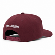Los Angeles Lakers Maroon A-Frame Mitchell & Ness Adjustable Pro Pinch Snapback - Product Image