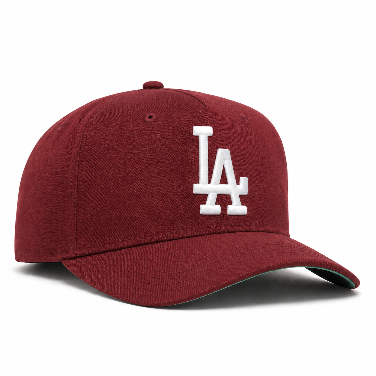 Los Angeles Lakers Maroon A-Frame Mitchell & Ness Adjustable Pro Pinch Snapback - Product Image