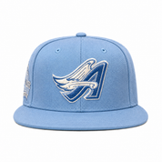 Los Angeles Angels '40th Anniversary' Baby Blue Mitchell & Ness OG Adjustable Snapback