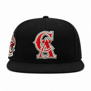 Los Angeles Angels '35th Anniversary' Black Mitchell & Ness OG Adjustable Snapback
