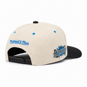 Toronto Blue Jays Creme/Black A-Frame Mitchell & Ness Pro Pinch Adjustable Snapback - Product Image