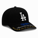 Los Angeles Dodgers 'Against the best of the best' Black Mitchell & Ness Adjustable Pro Crown Snapback Hat