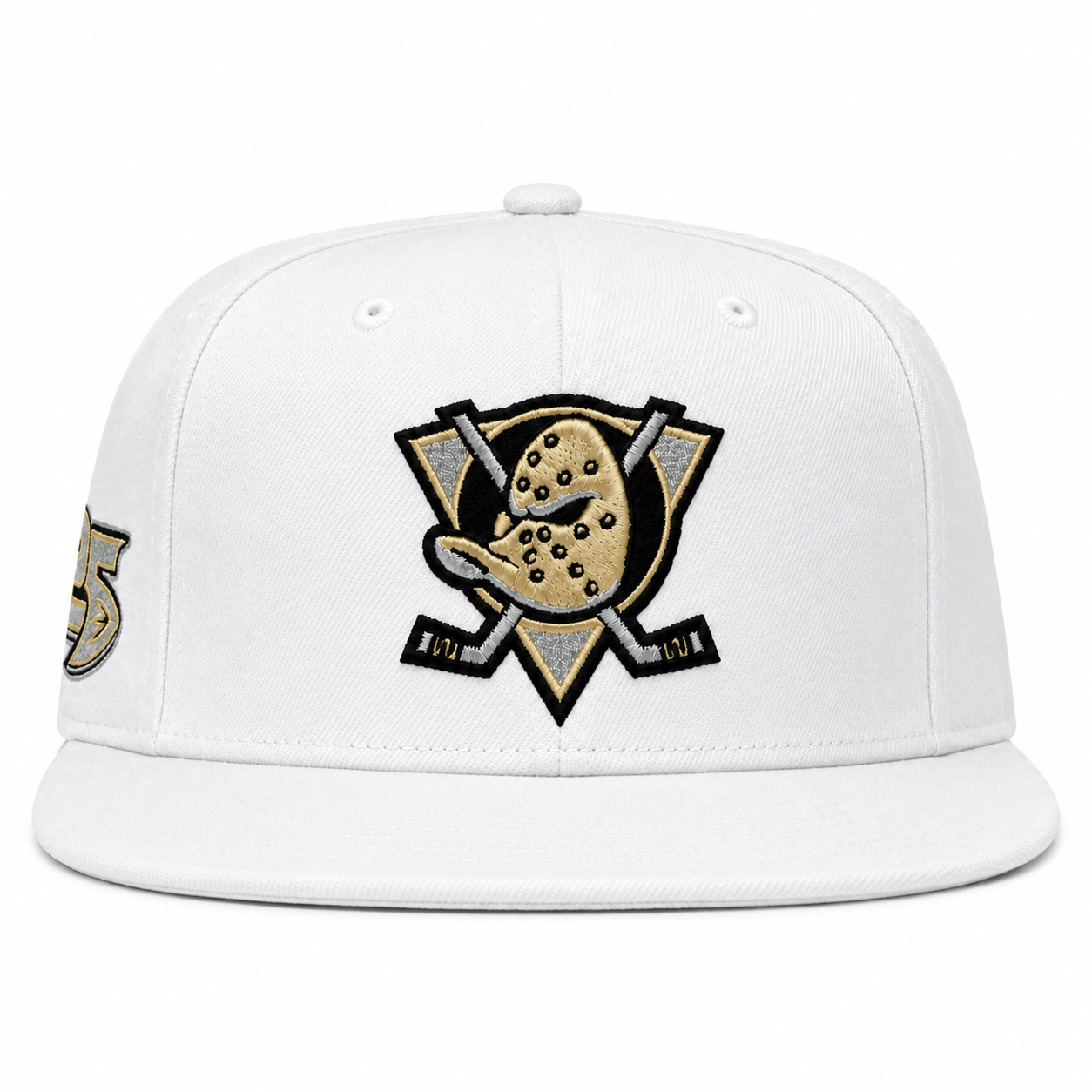 Anaheim Ducks White Mitchell & Ness Snapback - Product Image
