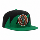 Boston Celtics Black/Green Vintage Mitchell & Ness Snapback