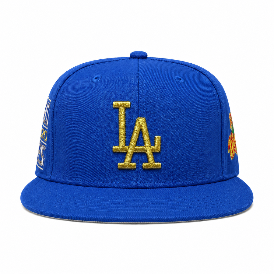 Los Angeles Dodgers '2020 & 1988 World Series' Blue Mitchell & Ness Snapback - Product Image