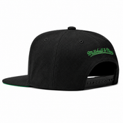 Oakland Athletics '50th Anniversary' Black/Green Mitchell & Ness Snapback - Product Image