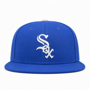 Chicago White Sox Vintage Cooperstown Collection Fitted Hat - Royal Blue - Product Image
