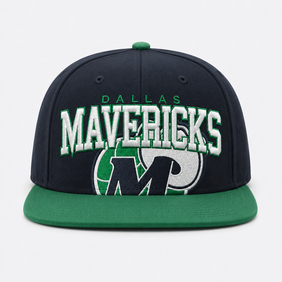 Dallas Mavericks '47 Brand Captain Adjustable Snapback - Black/Green - Product Image