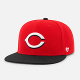 Cincinnati Reds '47 Brand Captain Adjustable Snapback - Red/Black