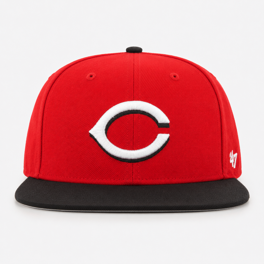 Cincinnati Reds '47 Brand Captain Adjustable Snapback - Red/Black - Product Image
