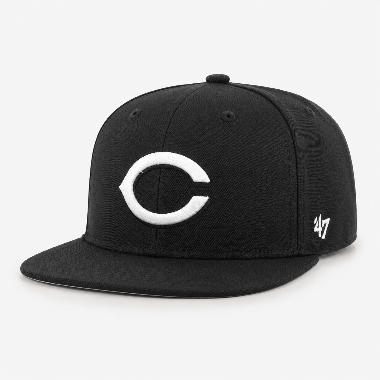 Cincinnati Reds '47 Brand Captain Adjustable Snapback - Black - Product Image
