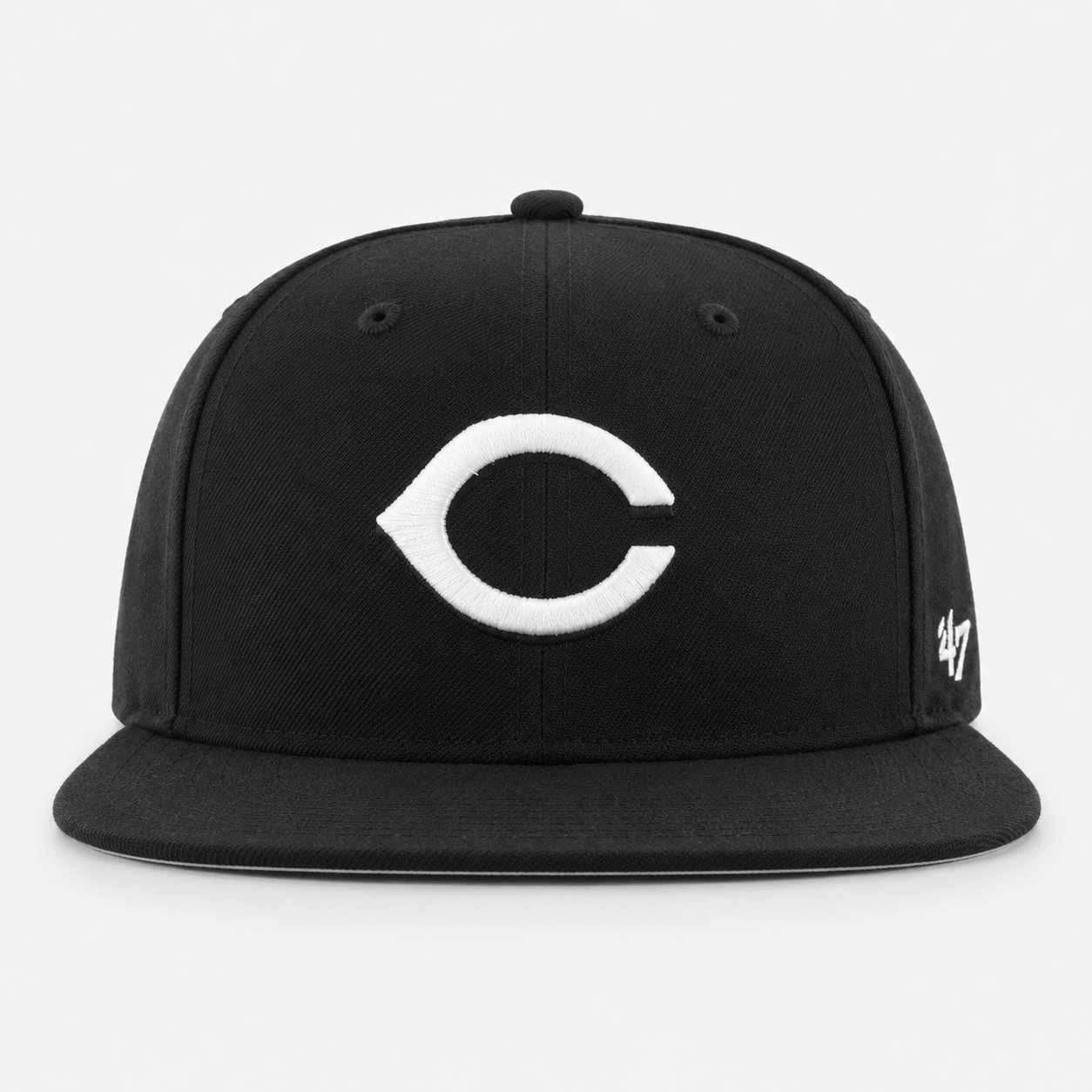Cincinnati Reds '47 Brand Captain Adjustable Snapback - Black - Product Image