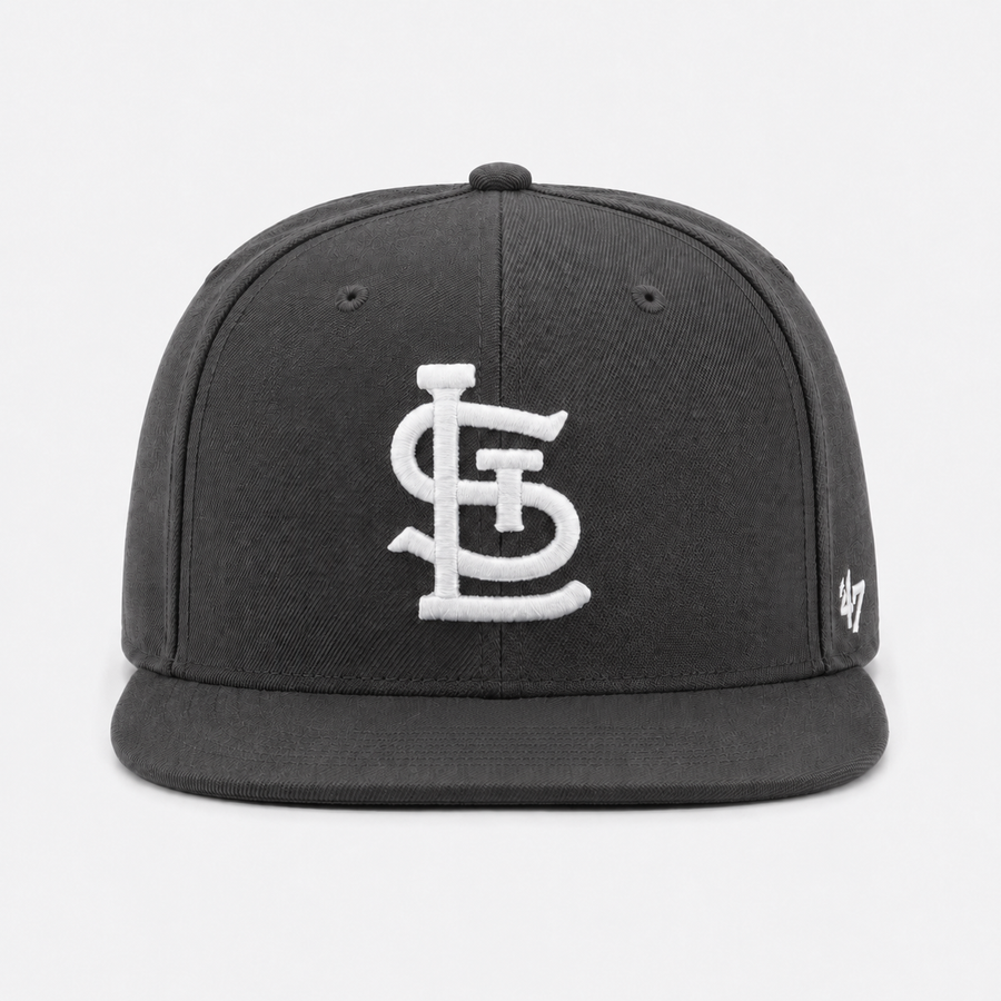 St. Louis Cardinals '47 Brand Captain Adjustable Snapback - Black - Product Image