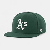 Oakland Athletics '47 Brand Captain Adjustable Snapback - Green
