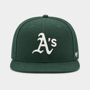 Oakland Athletics '47 Brand Captain Adjustable Snapback - Green - Product Image