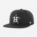 Houston Astros '47 Brand Captain Adjustable Snapback - Black