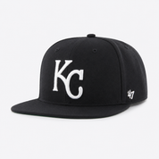 Kansas City Royals '47 Brand Captain Adjustable Snapback - Black - Product Image