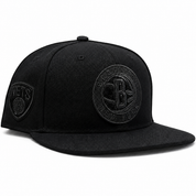 Brooklyn Nets Black Pro Standard Adjustable Snapback Hat - Product Image