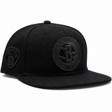 Brooklyn Nets Black Pro Standard Adjustable Snapback Hat