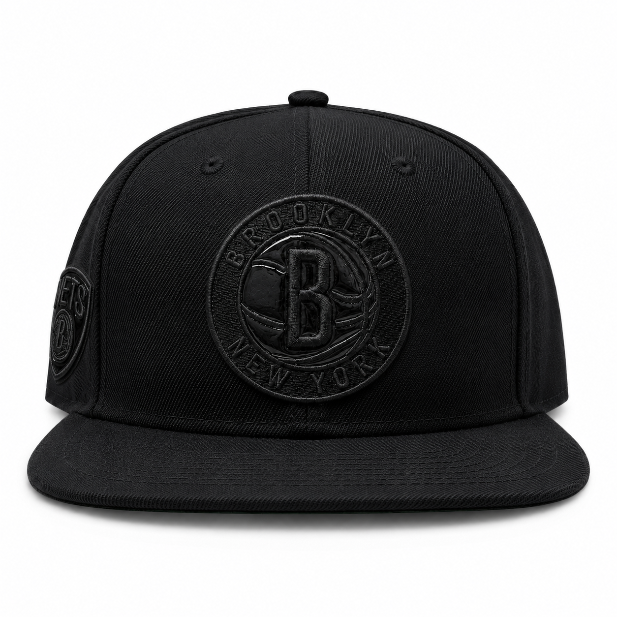 Brooklyn Nets Black Pro Standard Adjustable Snapback Hat - Product Image