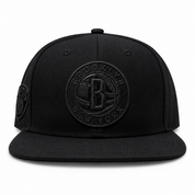 Brooklyn Nets Black Pro Standard Adjustable Snapback Hat - Product Image