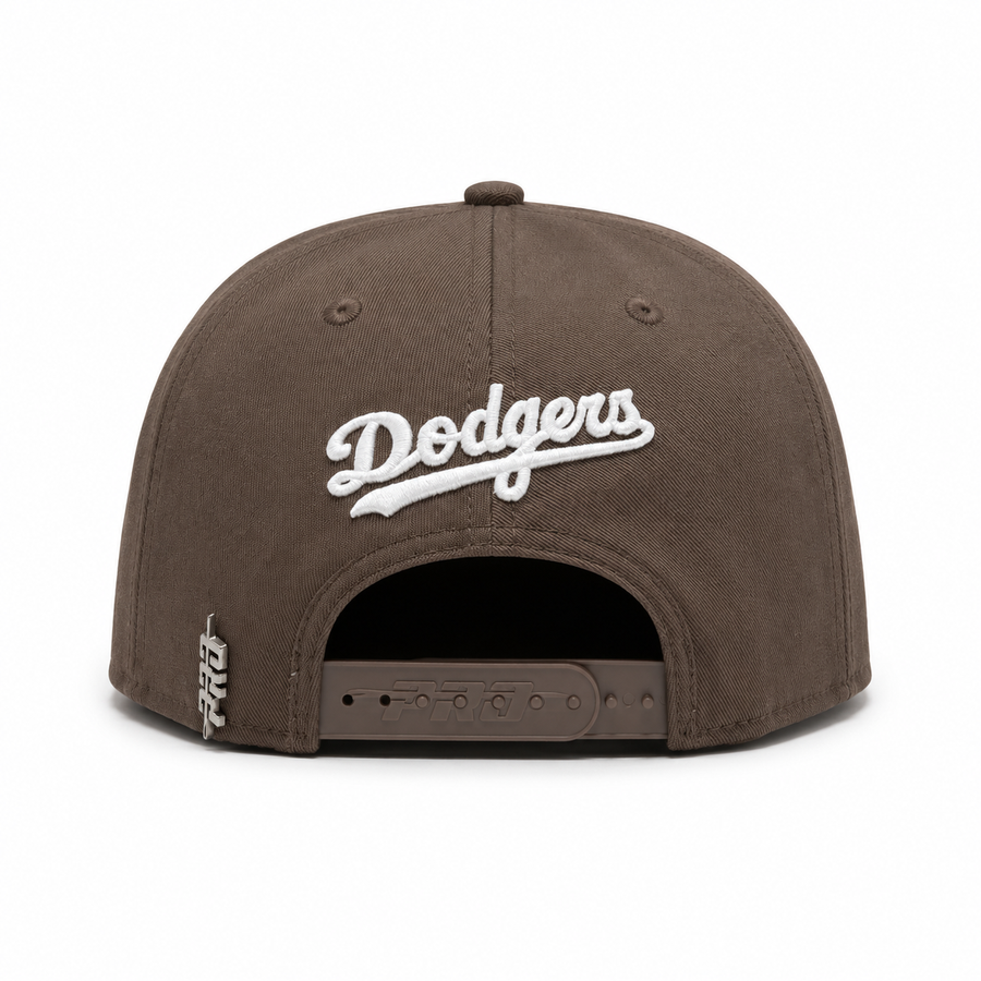 Los Angeles Dodgers Brown Pro Standard Adjustable Snapback Hat - Product Image