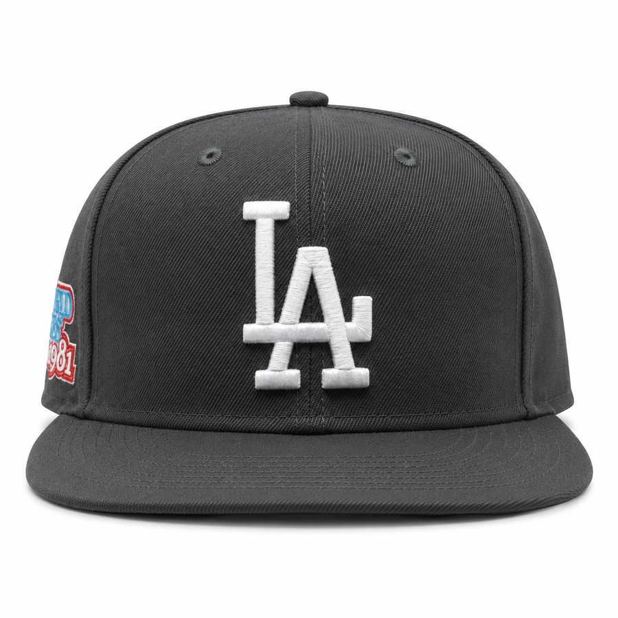 Los Angeles Dodgers '1981 World Series' Gray Pro Standard Adjustable Snapback Hat
