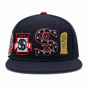 Chicago White Sox 'World Series Logo Wrap' Navy Pro Standard Adjustable Snapback Hat - Product Image